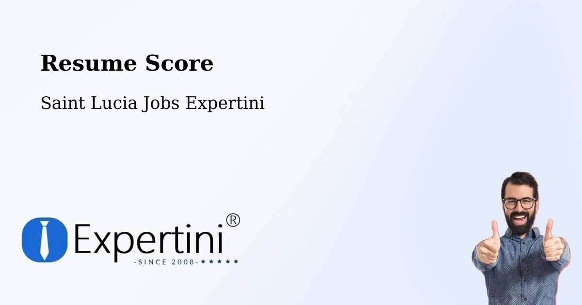 Resume Score & Job Description Match Tool – Beausejour - Saint Lucia Jobs Expertini